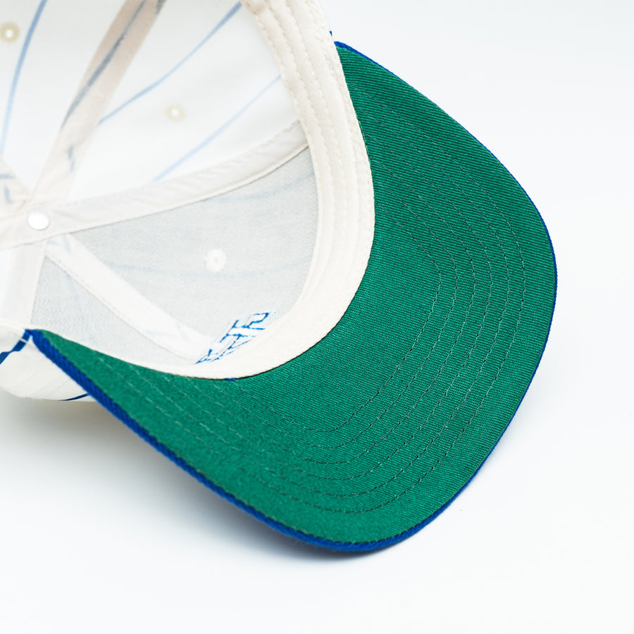 Uniform LA Essential Striped Snapback (Cream/Royal)