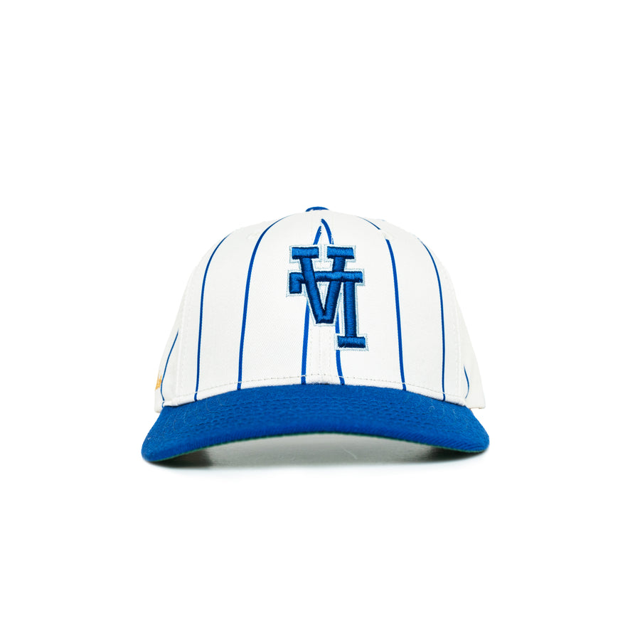 Uniform LA Essential Striped Snapback (Cream/Royal)